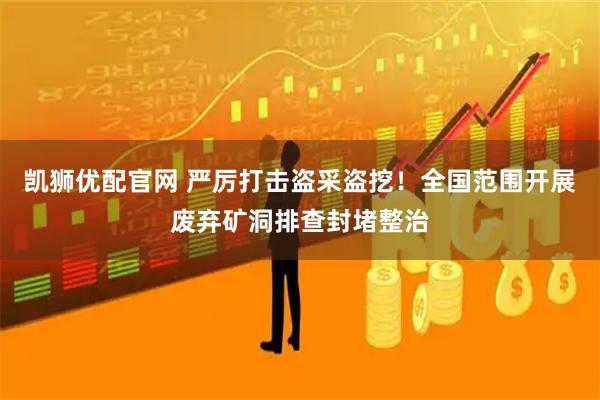 凯狮优配官网 严厉打击盗采盗挖！全国范围开展废弃矿洞排查封堵整治